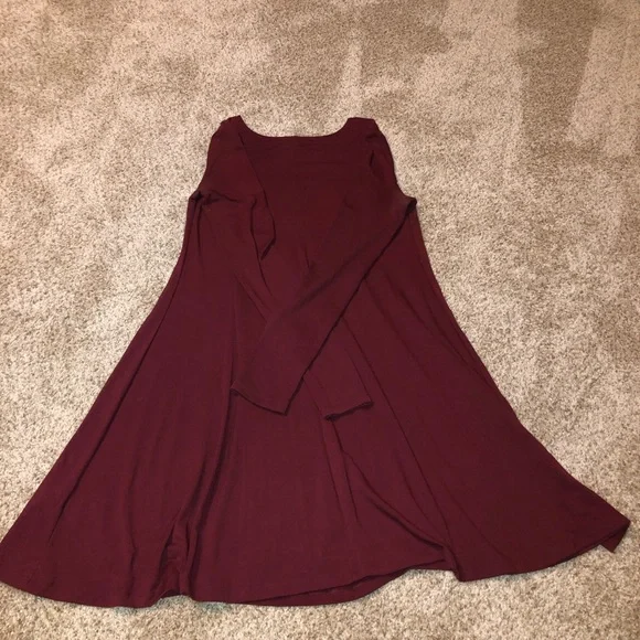 old navy red dress women Old Navy Red Plaid Fit & Flare Long-Sleeve